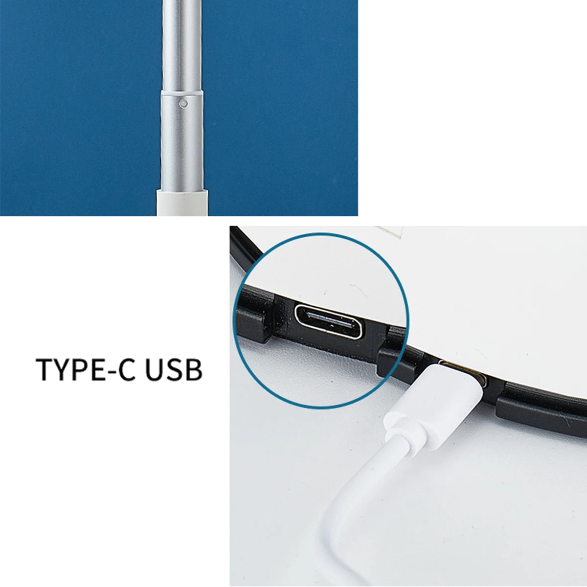 Portable Oscillating Standing Fan with Remote Controller Foldable Desk Fan Rechargeable Battery Powered Pedestal Fan for Camping