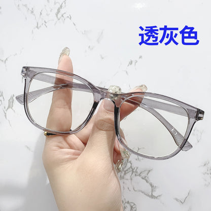 Transparent Computer Glasses Frame Women Men Anti Blue Light square Eyewear Blocking Glasses Optical Spectacle Eyeglass round