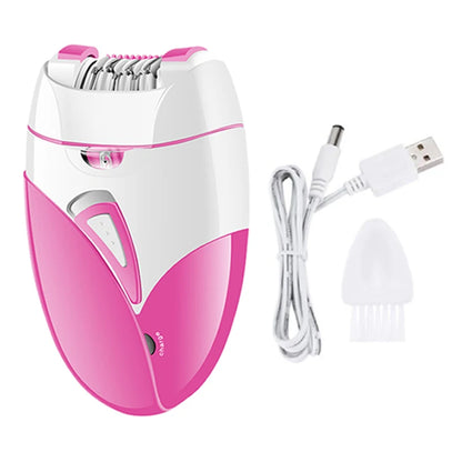 Original Kemei Electric Female Epilator For Women Facial Full Body Hair Remover Bikini Underarms Hair Removal Legs Rechargeable