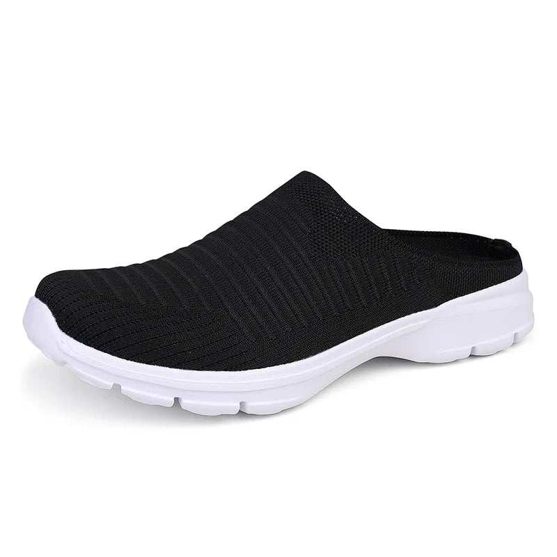 Slippers Summer Men  Mesh Breathable Home Indoor Slippers Men Thick Bottom Slides Fashion Couple Walking Shoes Chanclas Hombre