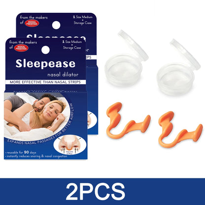 Anti Snoring Nasal Dilator Improve Sleep Silicone Nose Clip Sleeping Aid Snore Stopper Anti-Snoring Devices Help Breathe