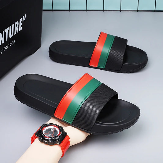 Men's new summer beach shoes indoor leisure fashion non-slip slippers EVA thick bottom sandals slippers