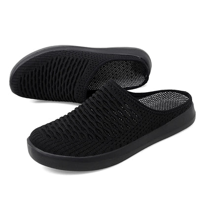 Women Slippers Sandals 2021 Summer Beach Slippers Women Breathable Mesh Flat Shoes Women Flip Flops Zapatos Mujer Home Slippers