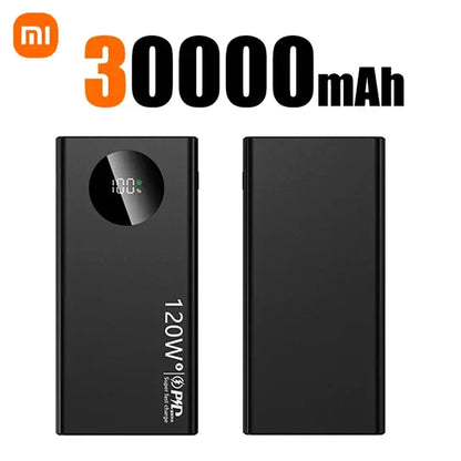 Xiaomi 50000mAh Power Bank 120W Fast Charging High Capacity Portable Battery Charger Moblie Powerbank For iPhone Samsung Huawei