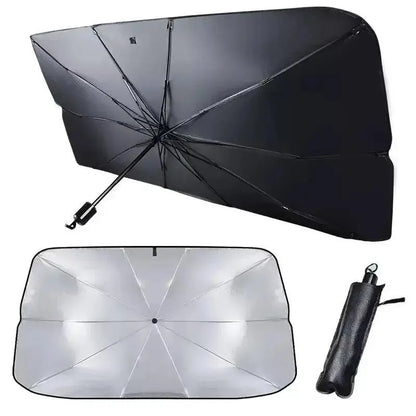 Car Sunshade Umbrella Windshield Folding Front Parasol Umbrella Type Sun Shade for Car Window Summer Sun Protection Accessories