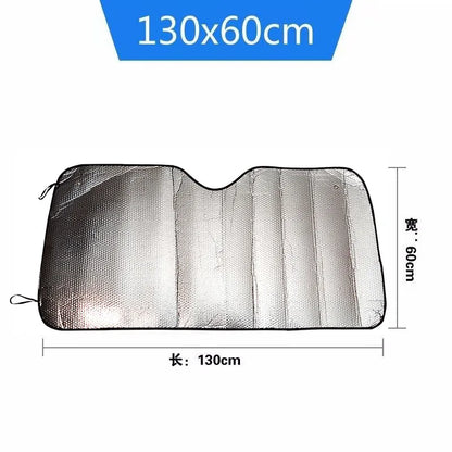 140x70CM Car Window Sun Shade Windshield Snow Ice Anti-UV Protection Front Rear Windshield Block Cover Visor Auto Accessories