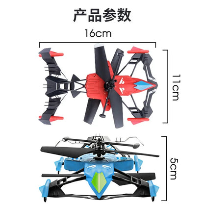 Drone Aerial Photography Toy Professional Equipment Amphibious Quadrocopter Fixed-height Stunt Racing Land-Air Vehicle