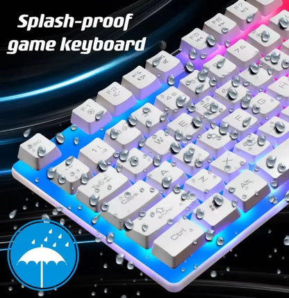 USB Wired Keyboard Mouse Set 104 Keys Backlight Gaming Keyboard Gaming Mouse For Laptop PC Computer