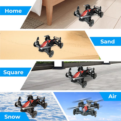 JJRC H103 Land-Air Mini RC Drone Car Dual-Mode Remote Control Quadcopter Headless Altitude Hold 360° Flip RC Toy Gift for Kids