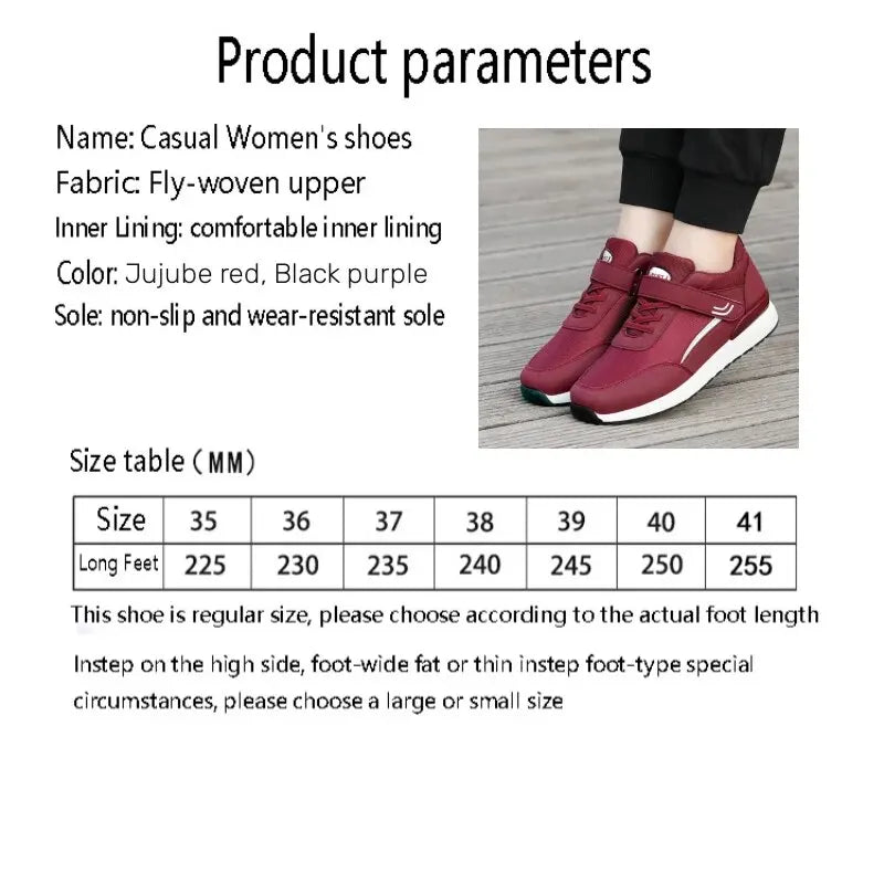 Women's Sneakers New Breathable Mesh Soft Sole Outdoor Casual Anti Slip Lightweight Walking Shoes